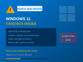 Windows 11 KB5079473 Update Issues