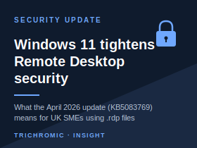 Microsoft Tightens Remote Desktop Security in Windows 11: What UK SMEs ...