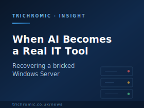 AI Helped Fix Bricked Servers